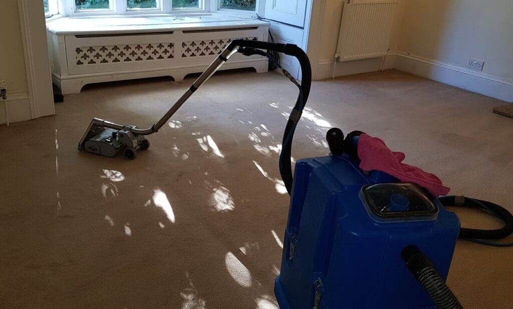 Commercial carpet cleaning equipment used in Evesham
